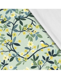 Softshell Stoff Polyester Zum Nähen- Motiv Frühling I SDX7219