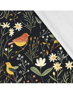 Softshell Stoff Polyester Zum Nähen- Motiv Frühling I SDX7220