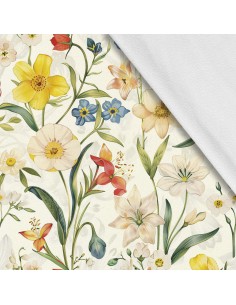 Softshell Stoff Polyester Zum Nähen- Motiv Frühling I SDX7225