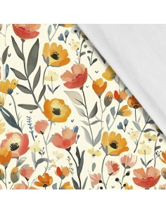 Softshell Stoff Polyester Zum Nähen- Motiv Frühling I SDX7227