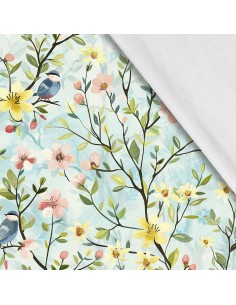 Softshell Stoff Polyester Zum Nähen- Motiv Frühling I SDX7230