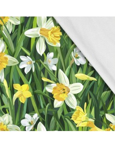 Softshell Stoff Polyester Zum Nähen- Motiv Frühling I SDX7231