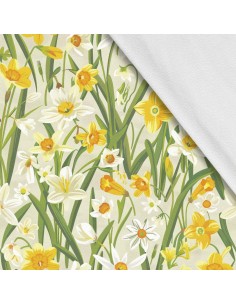 Softshell Stoff Polyester Zum Nähen- Motiv Frühling I SDX7250