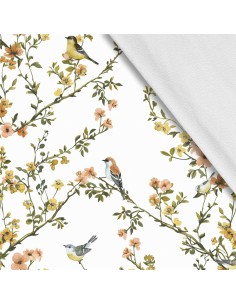 Softshell Stoff Polyester Zum Nähen- Motiv Frühling I SDX7252