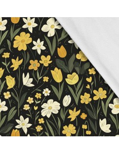 Softshell Stoff Polyester Zum Nähen- Motiv Frühling I SDX7253