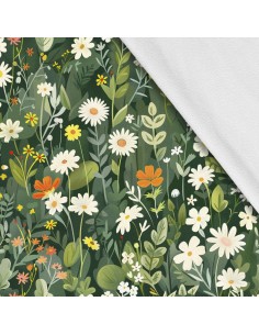 Softshell Stoff Polyester Zum Nähen- Motiv Frühling I SDX7263