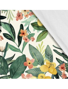 Softshell Stoff Polyester Zum Nähen- Motiv Frühling I SDX7274