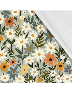 Softshell Stoff Polyester Zum Nähen- Motiv Frühling I SDX7280