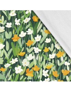 Softshell Stoff Polyester Zum Nähen- Motiv Frühling I SDX7284