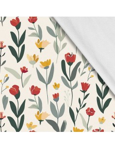 Softshell Stoff Polyester Zum Nähen- Motiv Frühling I SDX7294