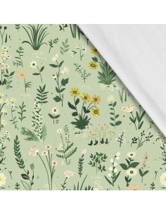 Softshell Stoff Polyester Zum Nähen- Motiv Frühling I SDX7295