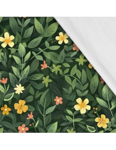 Softshell Stoff Polyester Zum Nähen- Motiv Frühling I SDX7297
