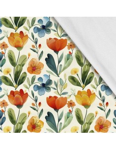 Softshell Stoff Polyester Zum Nähen- Motiv Frühling I SDX7300