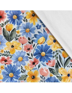 Softshell Stoff Polyester Zum Nähen- Motiv Frühling I SDX7311