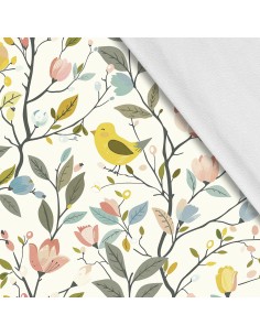 Softshell Stoff Polyester Zum Nähen- Motiv Frühling I SDX7320