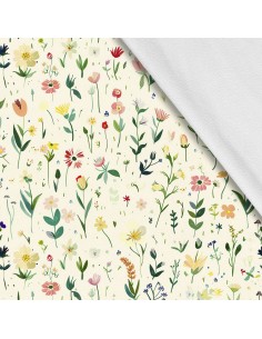 Softshell Stoff Polyester Zum Nähen- Motiv Frühling I SDX7327