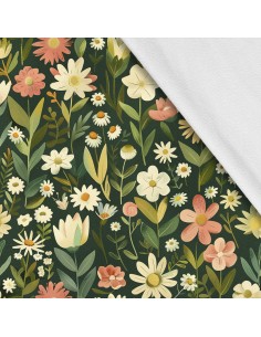 Softshell Stoff Polyester Zum Nähen- Motiv Frühling I SDX7328