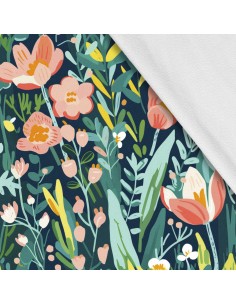 Softshell Stoff Polyester Zum Nähen- Motiv Frühling I SDX7343