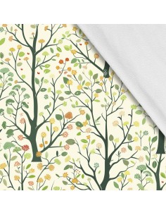 Softshell Stoff Polyester Zum Nähen- Motiv Frühling I SDX7348