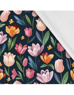 Softshell Stoff Polyester Zum Nähen- Motiv Frühling I SDX7352