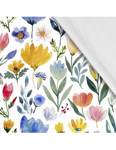 Softshell Stoff Polyester Zum Nähen- Motiv Frühling I SDX7357