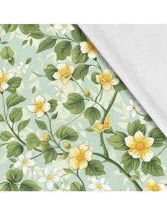Softshell Stoff Polyester Zum Nähen- Motiv Frühling I SDX7367