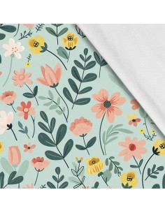 Softshell Stoff Polyester Zum Nähen- Motiv Frühling I SDX7374
