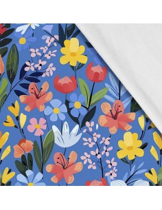 Softshell Stoff Polyester Zum Nähen- Motiv Frühling I SDX7378