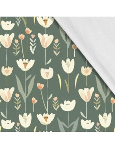 Softshell Stoff Polyester Zum Nähen- Motiv Frühling I SDX7379
