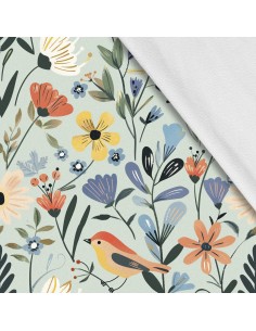 Softshell Stoff Polyester Zum Nähen- Motiv Frühling I SDX7387