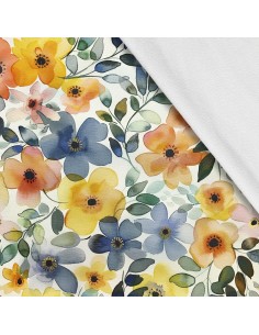 Softshell Stoff Polyester Zum Nähen- Motiv Frühling I SDX7391