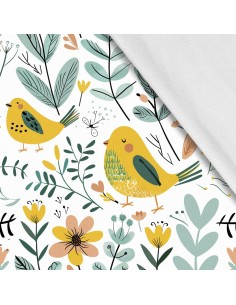 Softshell Stoff Polyester Zum Nähen- Motiv Frühling I SDX7394