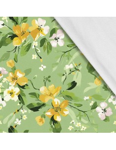 Softshell Stoff Polyester Zum Nähen- Motiv Frühling I SDX7398