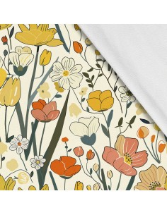 Softshell Stoff Polyester Zum Nähen- Motiv Frühling I SDX7401