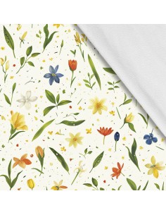 Softshell Stoff Polyester Zum Nähen- Motiv Frühling I SDX7407