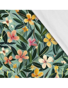 Softshell Stoff Polyester Zum Nähen- Motiv Frühling I SDX7413