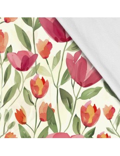 Softshell Stoff Polyester Zum Nähen- Motiv Frühling I SDX7417