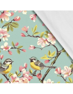 Softshell Stoff Polyester Zum Nähen- Motiv Frühling I SDX7431