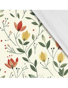 Softshell Stoff Polyester Zum Nähen- Motiv Frühling I SDX7436