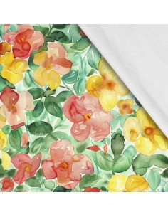Softshell Stoff Polyester Zum Nähen- Motiv Frühling I SDX7439