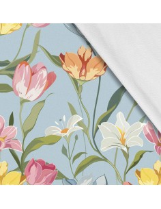 Softshell Stoff Polyester Zum Nähen- Motiv Frühling I SDX7440