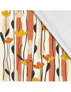 Softshell Stoff Polyester Zum Nähen- Motiv Frühling I SDX7449