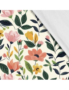Softshell Stoff Polyester Zum Nähen- Motiv Frühling I SDX7456