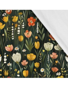 Softshell Stoff Polyester Zum Nähen- Motiv Frühling I SDX7467
