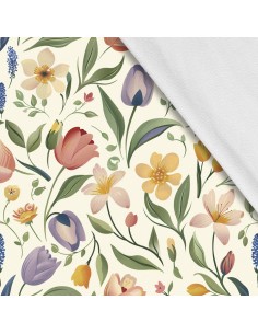Softshell Stoff Polyester Zum Nähen- Motiv Frühling I SDX7485