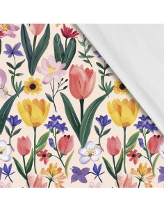 Softshell Stoff Polyester Zum Nähen- Motiv Frühling I SDX7490