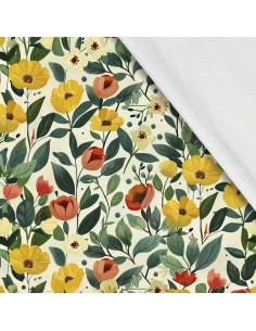 Softshell Stoff Polyester Zum Nähen- Motiv Frühling I SDX7491