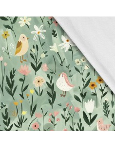 Softshell Stoff Polyester Zum Nähen- Motiv Frühling I SDX7495