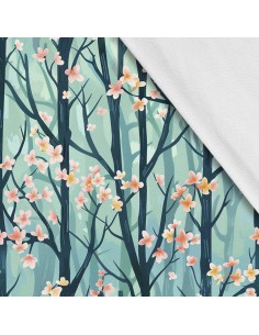 Softshell Stoff Polyester Zum Nähen- Motiv Frühling I SDX7508