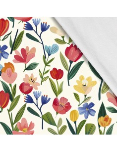 Softshell Stoff Polyester Zum Nähen- Motiv Frühling I SDX7514